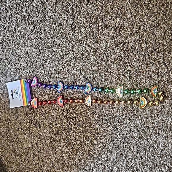 SEASON OF LOVE PRIDE COLLECTION BUNDLE: TUTU, NECKLACE, BRACELET, STICKERS: NIP - Picture 8 of 9